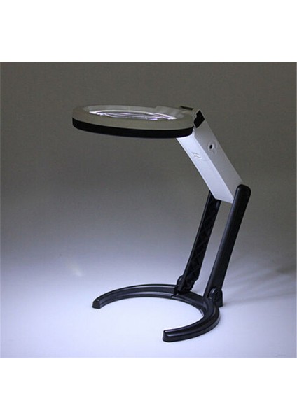 Araç 12 LED Aydınlatma Masası Katlanır El Masa Lambası LED Aydınlatmalı 1.8x 5x Tezgah Büyüteç Büyüteç Ab Güç Şarj Cihazı indirimleri