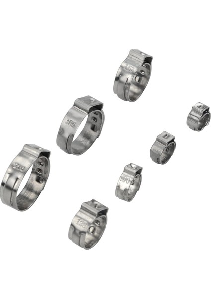 80 Adet Tek Kulak Sıkma Hortum Kelepçesi Tek Kulak Hortum Kelepçeleri Çift Kulaklar Kelepçe Yakıt Kelepçeleri Hidrolik Hortum Yakıtı Çeşitleri 5.8-21MM, Tek Kulak Hortum Kelepçeleri modelleri