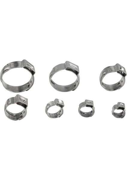 80 Adet Tek Kulak Sıkma Hortum Kelepçesi Tek Kulak Hortum Kelepçeleri Çift Kulaklar Kelepçe Yakıt Kelepçeleri Hidrolik Hortum Yakıtı Çeşitleri 5.8-21MM, Tek Kulak Hortum Kelepçeleri fırsatları