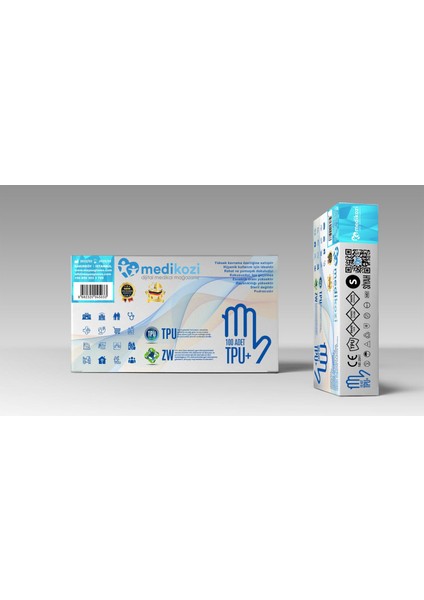 Gloves Tpu Eldiven Siyah S Beden 100 Adetlik Paket fiyatları