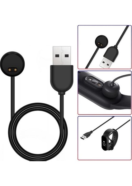 Xiaomi Mi Band 5 Mi Band 6 Mi Band 7 Usb Şarj Cihazı Kablosu