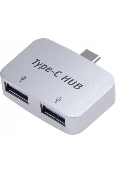 Type-C USB 3.1 Çoklayıcı Hub 2 USB 3.0 2 Port USB Hub