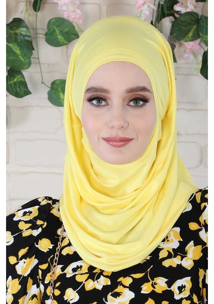 Tasarım Penye Bone Sarı B-33