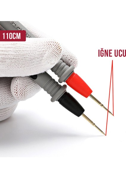 Ölçü Aleti Probu 1000V 10A 110CM Iğne Uçlu