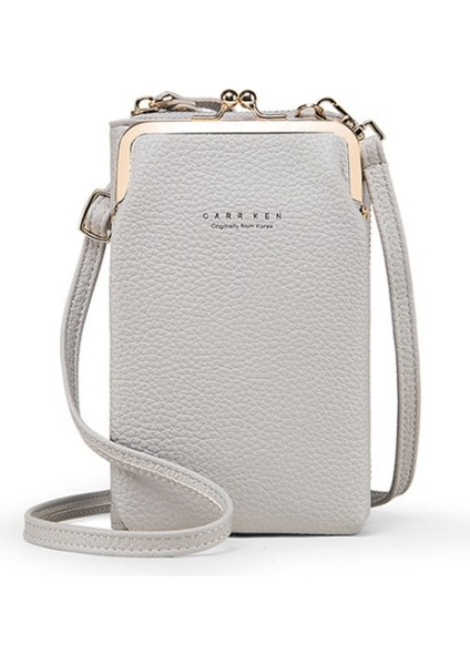 Geestock Kadın Telefonu Crossbody Çanta Pu Deri Mını Omuz Messenger Çanta Büyük Kapasiteli Seyahat Taşınabilir Sikke Çanta Kart Kılıfı (Yurt Dışından)