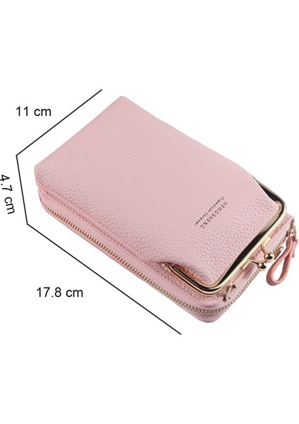 Geestock Kadın Telefonu Crossbody Çanta Pu Deri Mını Omuz Messenger Çanta Büyük Kapasiteli Seyahat Taşınabilir Sikke Çanta Kart Kılıfı (Yurt Dışından) modelleri