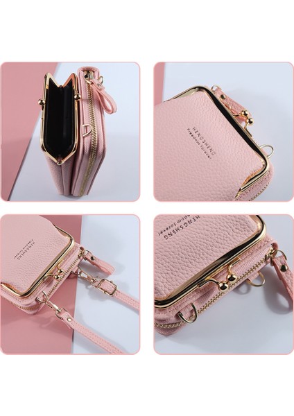Geestock Kadın Telefonu Crossbody Çanta Pu Deri Mını Omuz Messenger Çanta Büyük Kapasiteli Seyahat Taşınabilir Sikke Çanta Kart Kılıfı (Yurt Dışından) fırsatları