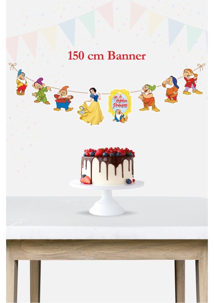 Pamuk Prenses Büyük Banner *kalın Kağıt 150CM