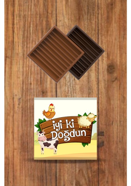 Çiftlik Konsepti Çikolata Sargısı 20'li