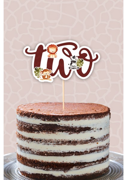 Safari Pastel Two Pasta Süsü *kalın Kağıt