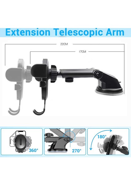 Araba Için Cep Telefonu Tutacağı (Yurt Dışından)
