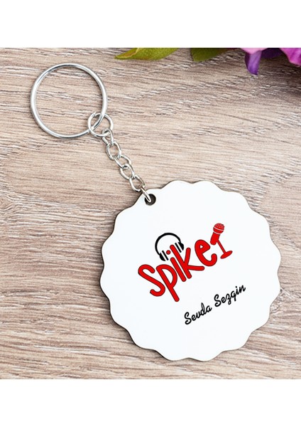 Kişiye Özel Spiker Ahşap Anahtarlık