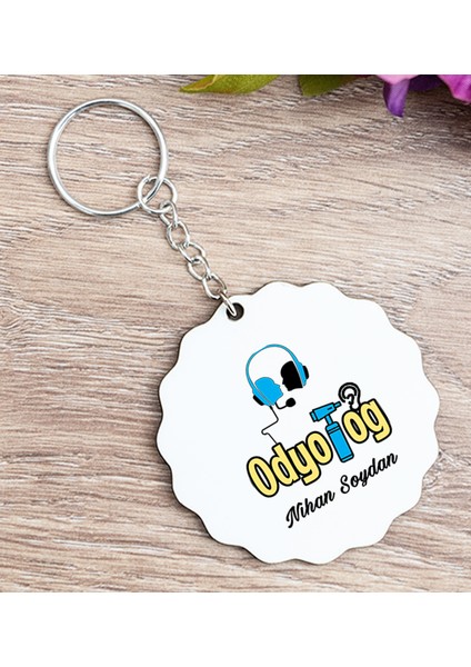 Kişiye Özel Odyolog Ahşap Anahtarlık