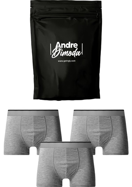 Erkek 3'lü Boxer 1. Sınıf Kumaş Premium Paket Özel Dizayn. Düz Likralı Boxer Şort Çeyizlik Hediyelik