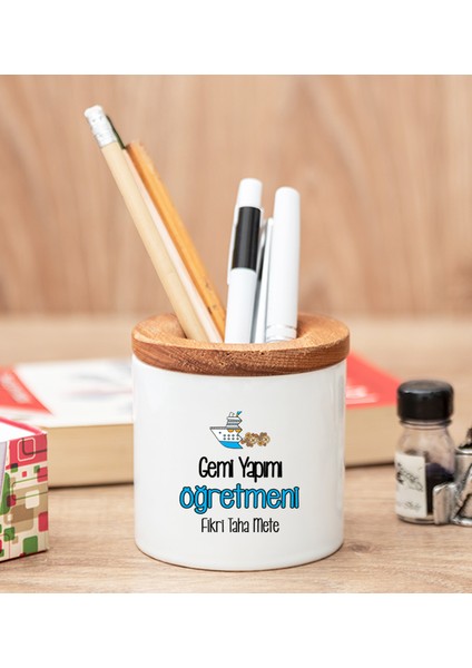 Kişiye Özel Gemi Yapımı Öğretmeni Kalemlik