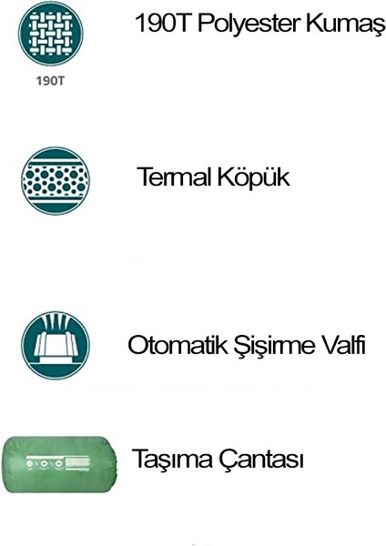 68058 Easy Inflate Şişme Mat (180*50*2,5CM)