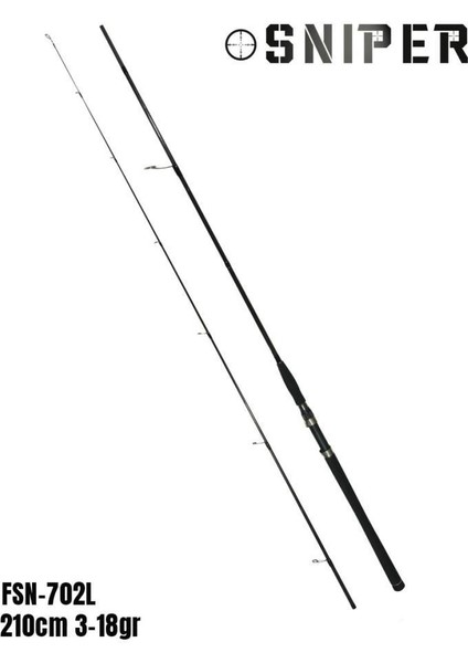 Sniper 210CM 3-18GR Light Spin Kamış FSN-702L