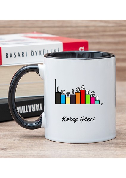 Kişiye Özel Iktisatçı Siyah Kupa Bardak