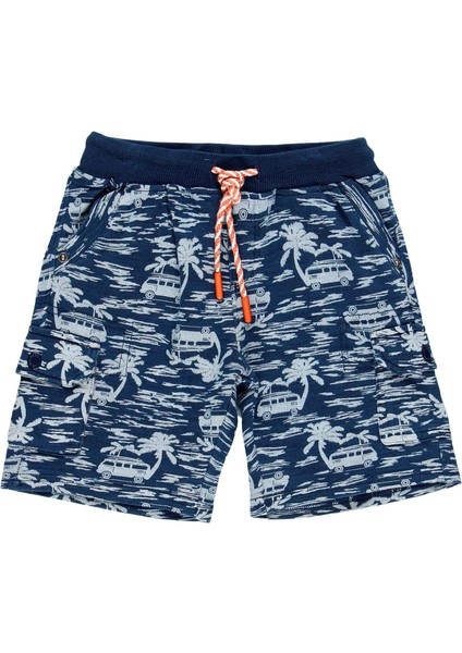 Erkek Çocuk Bermuda Şort Lacivert