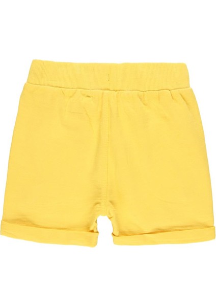 Erkek Çocuk Köpek Balığı Baskılı Şort Sarı fiyatları