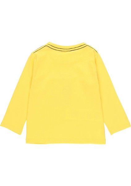 Erkek Çocuk Kaplumbağa Baskılı Uzun Kollu Tişört Sarı fiyatları