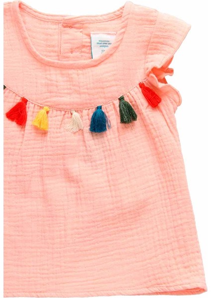 Kız Bebek Pamuk Bluz Pembe modelleri