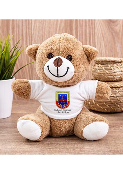 Kişiye Özel Jandarma Logolu Peluş Ayı