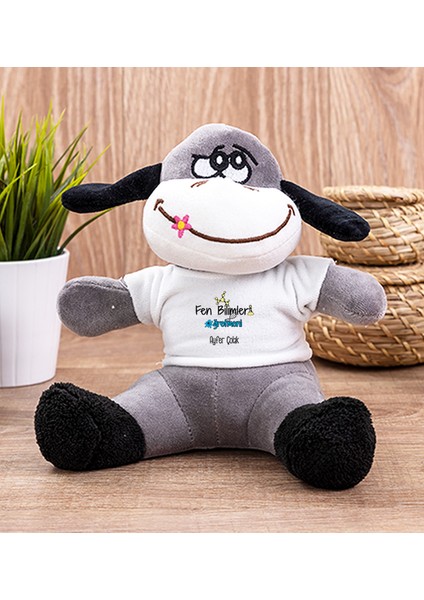 Kişiye Özel Fen Bilimleri Öğretmeni Peluş Eşek