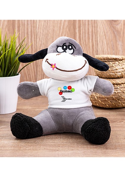 Kişiye Özel Yazılımcı Peluş Eşek