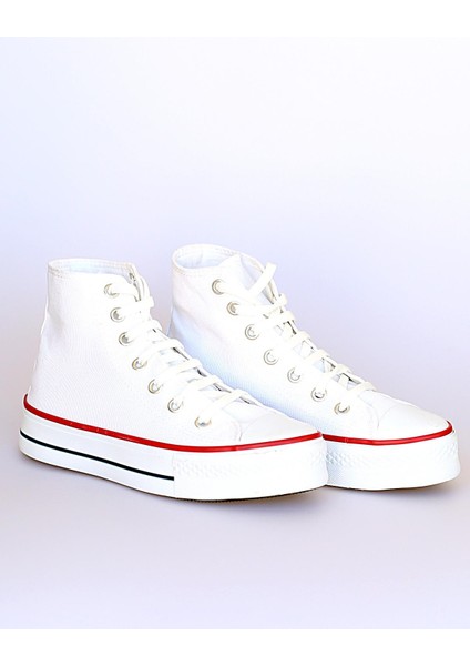 Convers All Star Kalın Taban Keten Kadın Sneaker 10-8888-22