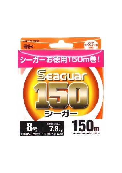 Seaguar 150 %100 Fluoro Carbon Misina 150MT