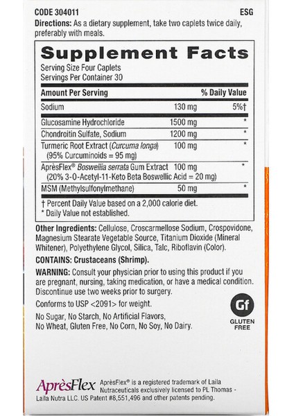 , Triflex Fast-Acting, 120 Caplets