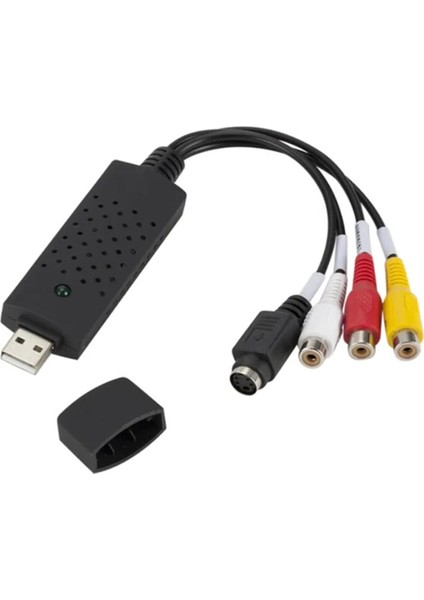 USB Rca Capture Easycap Kamera Uydu Kayıt Kartı Video Kayıt Analog Kaydedici Görüntü Ses