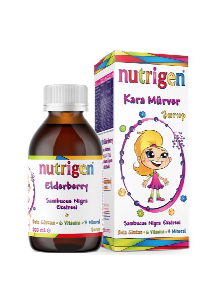 Kara Mürver  Şurup 200 ml (Beta Glukan +6 Vitamin +3 Mineral)