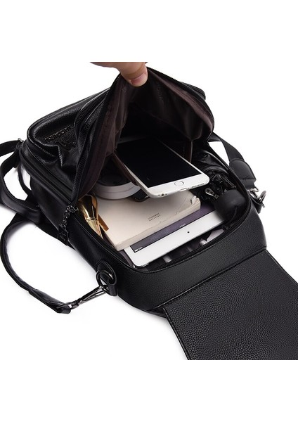 Sırt Çantası Kadın Tasarımcı Yüksek Kaliteli Deri, Seyahat Için Çanta Kadın Moda Okul Çok Fonksiyonlu Büyük Kapasiteli Sırt Çantaları (Yurt Dışından) fiyatları