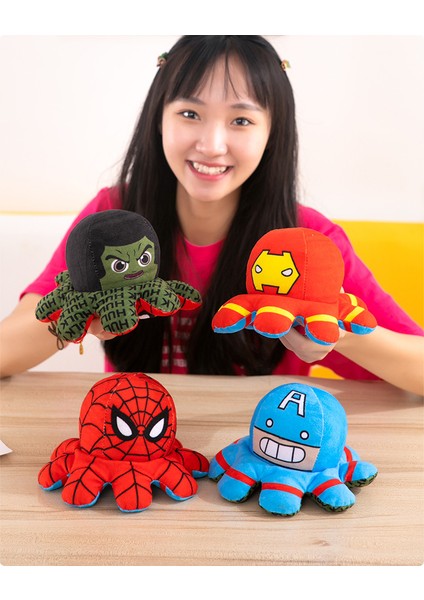 Peluş Oyuncak Avengers Flip Ahtapot Peluş Oyuncak Figür Karikatür 40CM (Yurt Dışından)