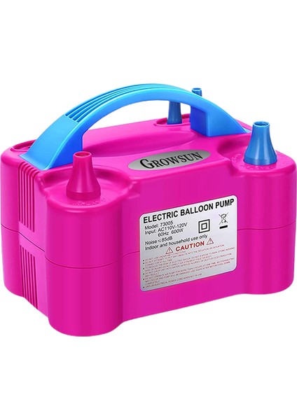 Elektrikli Hava Balon Pompası 110V 600W Garland Arch Parti Dekorasyon Için Balon Blower Şişirme, Gül Kırmızı (Yurt Dışından)