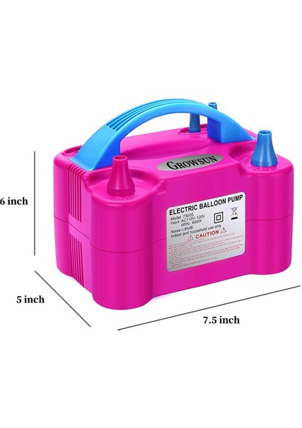 Elektrikli Hava Balon Pompası 110V 600W Garland Arch Parti Dekorasyon Için Balon Blower Şişirme, Gül Kırmızı (Yurt Dışından) fiyatları