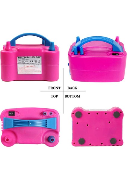Elektrikli Hava Balon Pompası 110V 600W Garland Arch Parti Dekorasyon Için Balon Blower Şişirme, Gül Kırmızı (Yurt Dışından) fırsatları