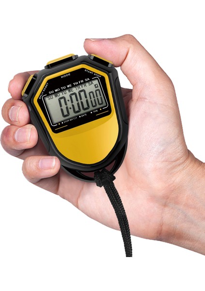 Su Geçirmez Kronometre Dijital El LCD Zamanlayıcı Kronograf (Yurt Dışından) indirimleri