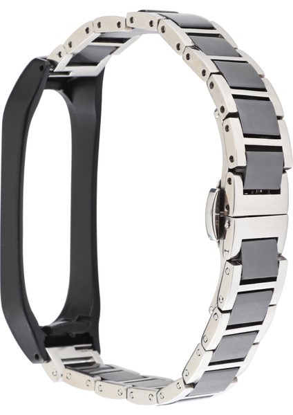 Xiaomi Mi Band 4/3 Seramik Yedek Kayış Kordonlu Saat (Yurt Dışından)