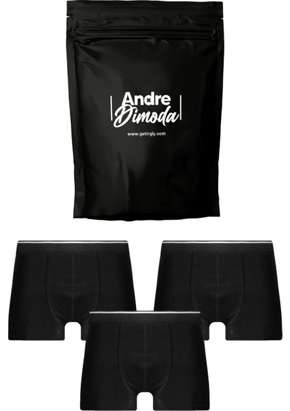 Erkek 3'lü Boxer 1. Sınıf Kumaş Premium Paket Özel Dizayn. Düz Likralı Boxer Şort Çeyizlik Hediyelik