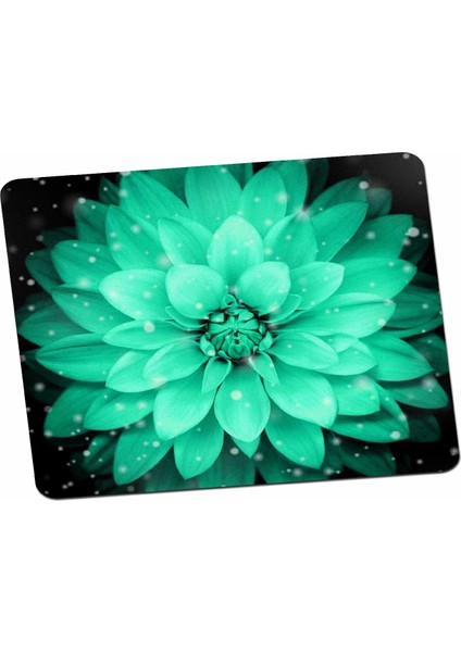 Yeşil Çiçek Mouse Pad