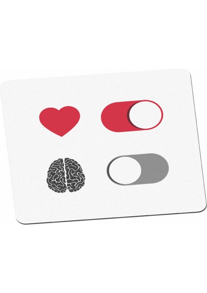 Heart Brain Mouse Pad