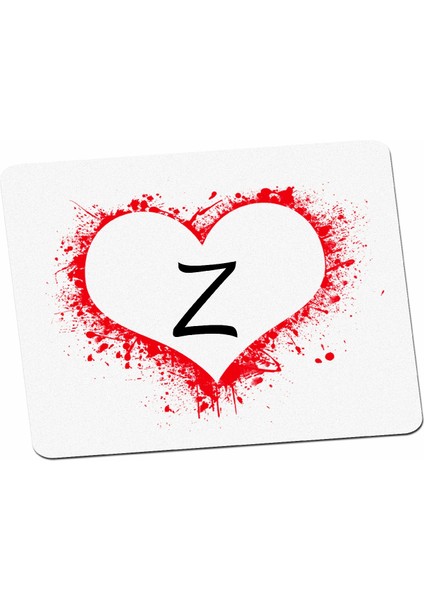 Z Harfi Kalp Mouse Pad