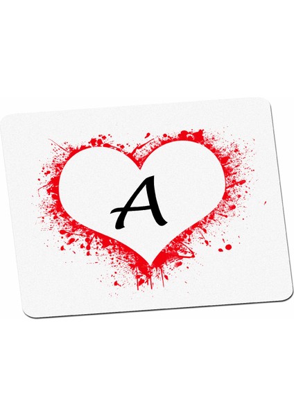 A Harfi Kalp Mouse Pad