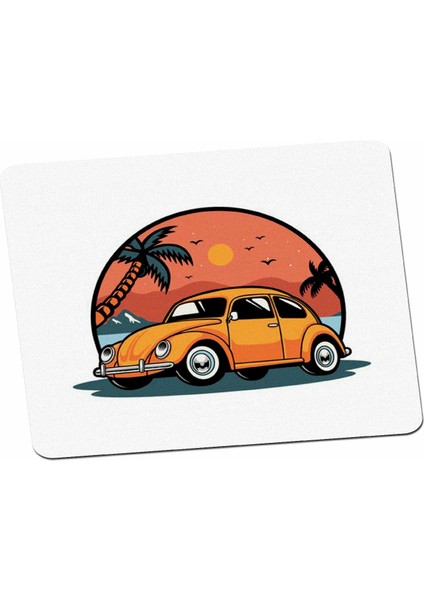 Turuncu Vosvos Mouse Pad