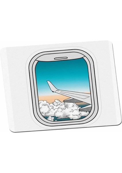 Minimal Uçak Kanadı Mouse Pad