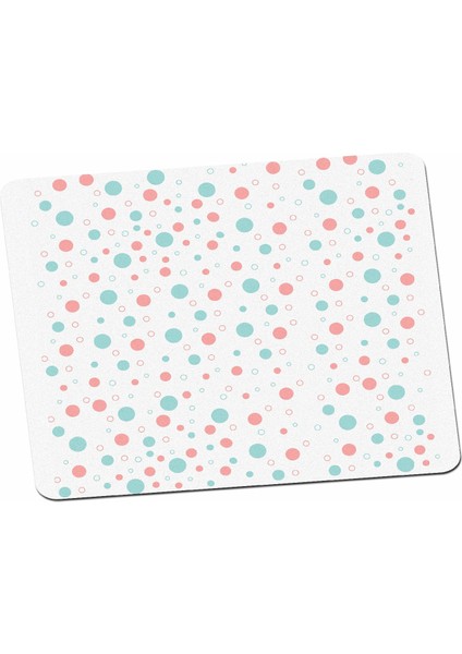 Renkli Benekli Tasarım Mouse Pad