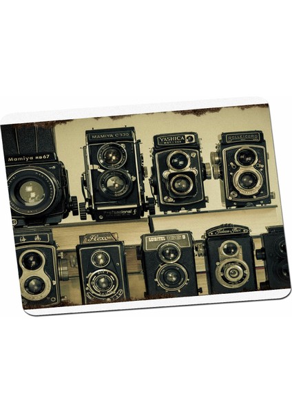 Retro Fotograf Makinası Mouse Pad